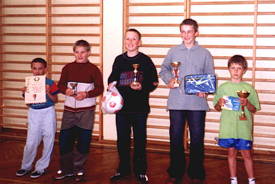 Zwyci�zcy - kat.szko�y podstawowe ch�opcy